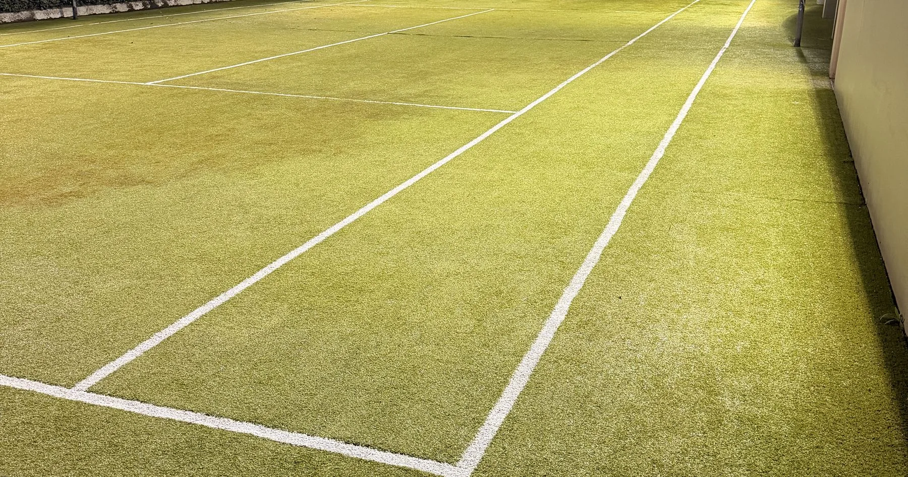 Restored synthetic tennis court, Hills District, Laroura Property Maintenance